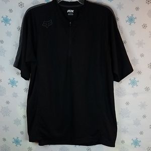 FOX mens cycling 1/4 shirt, size Large
